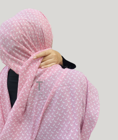 Pink Moon Hijab
